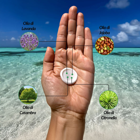 rema doposole Green Protection 150ml con Olio di Lavanda per un'azione lenitiva e ingredienti naturali allontana zanzare come la Catambra.