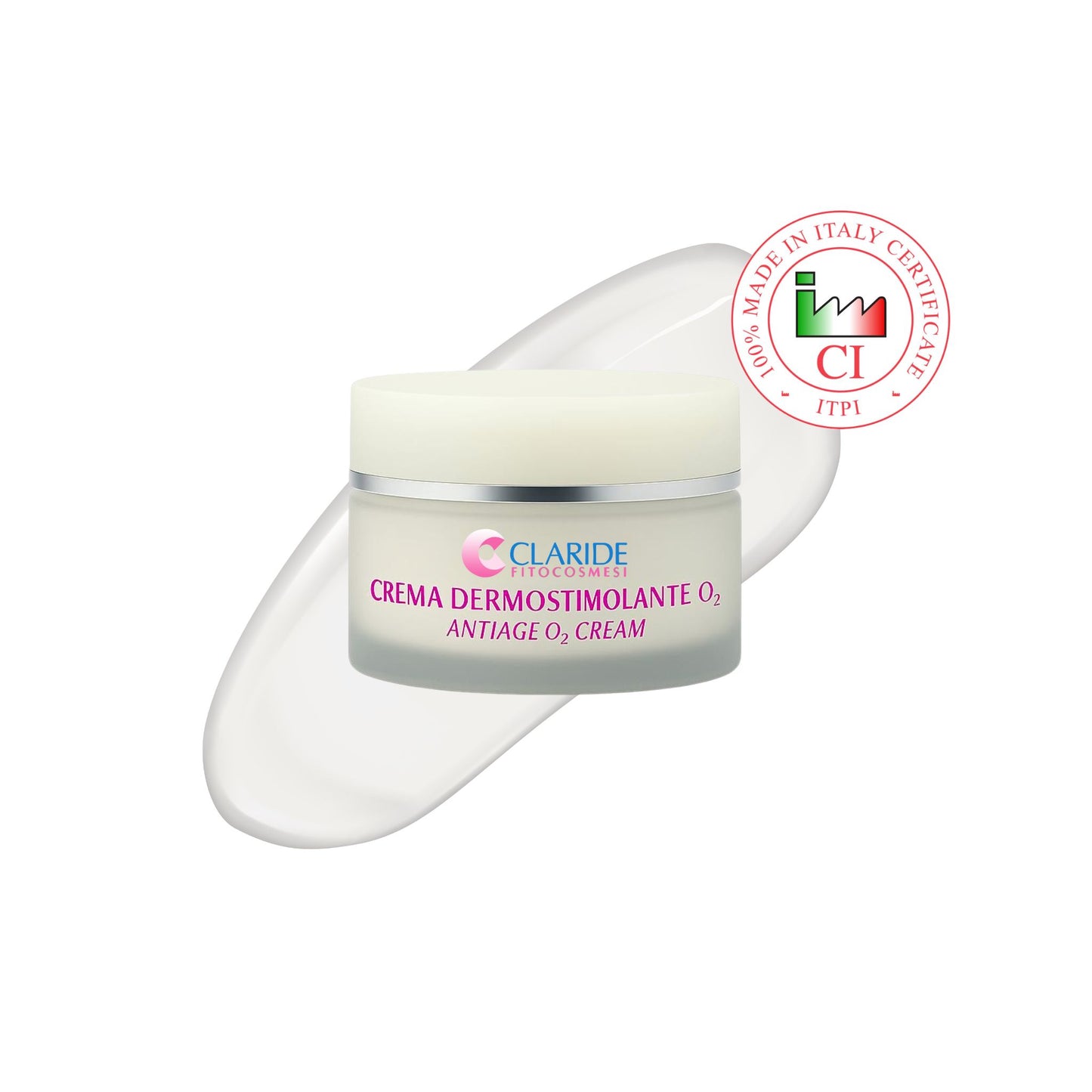 Crema Antiage O₂ Dermostimolante | Certificato Made in Italy