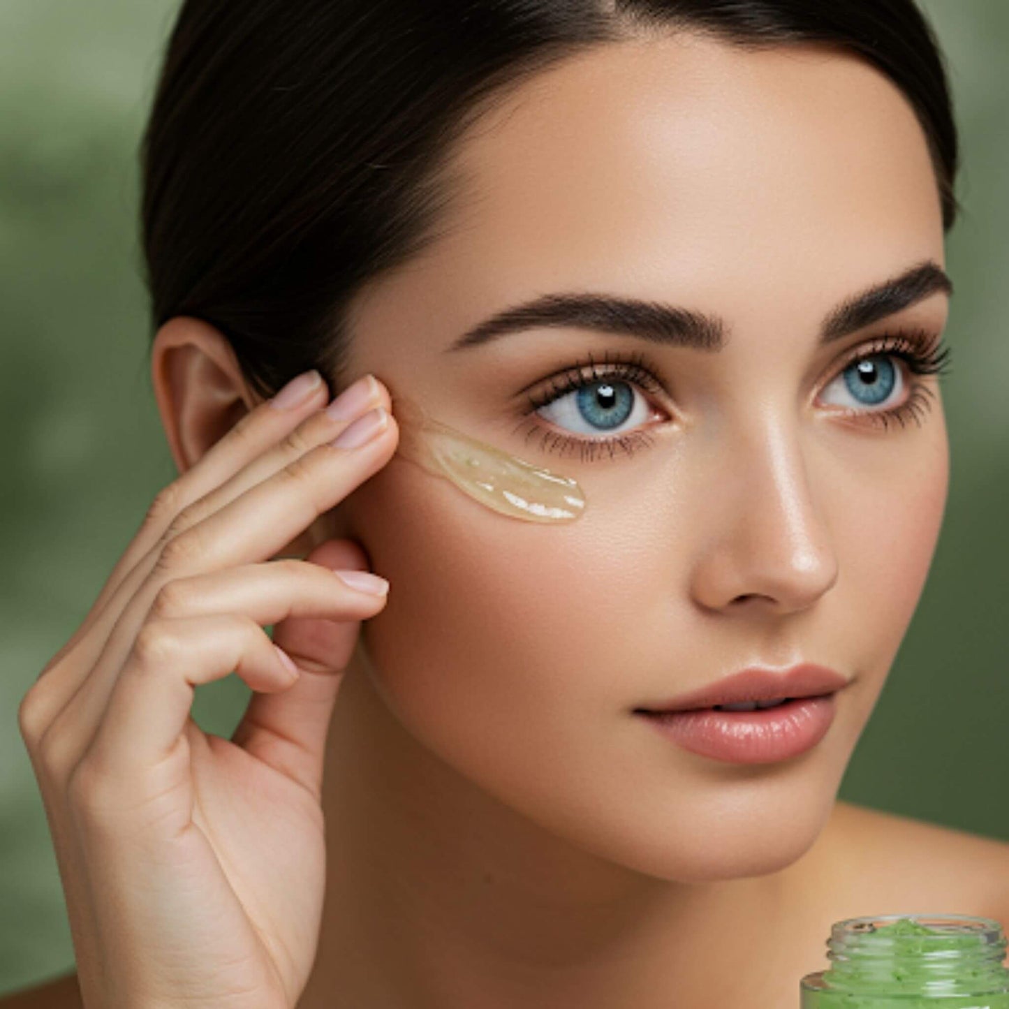 Crema Gel Contorno Occhi al Tè Verde con Coenzima Q10 dermatologicamente testata per tutti i tipi di pelle