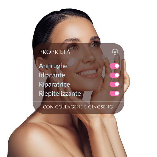 Crema Restitutiva Antietà con Collagene e Ginseng per Tutti i Tipi di Pelle