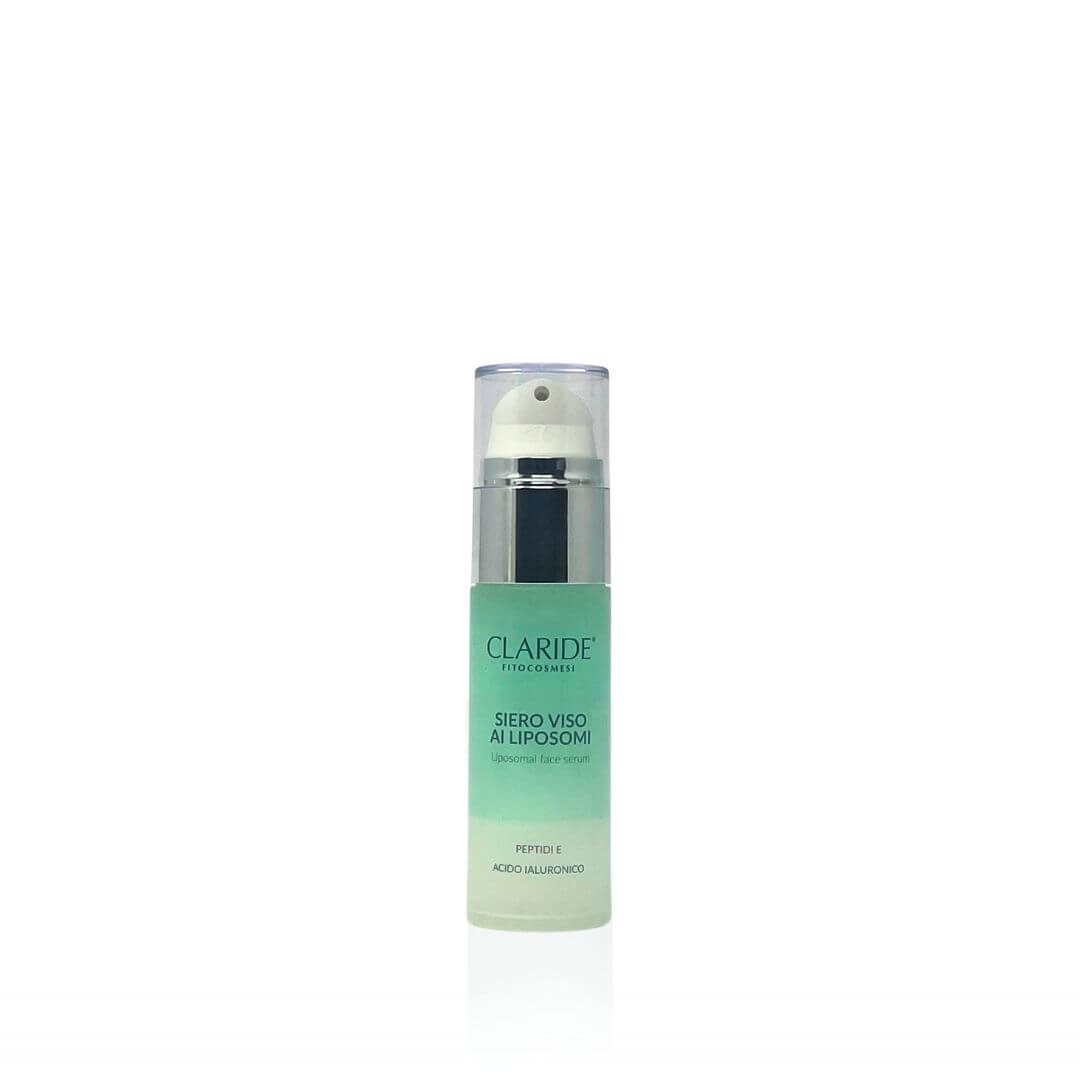 Siero Viso ai Liposomi Giorno e notte con Peptide Biotecnologico e Acido Ialuronico per tutti tipi di pelle