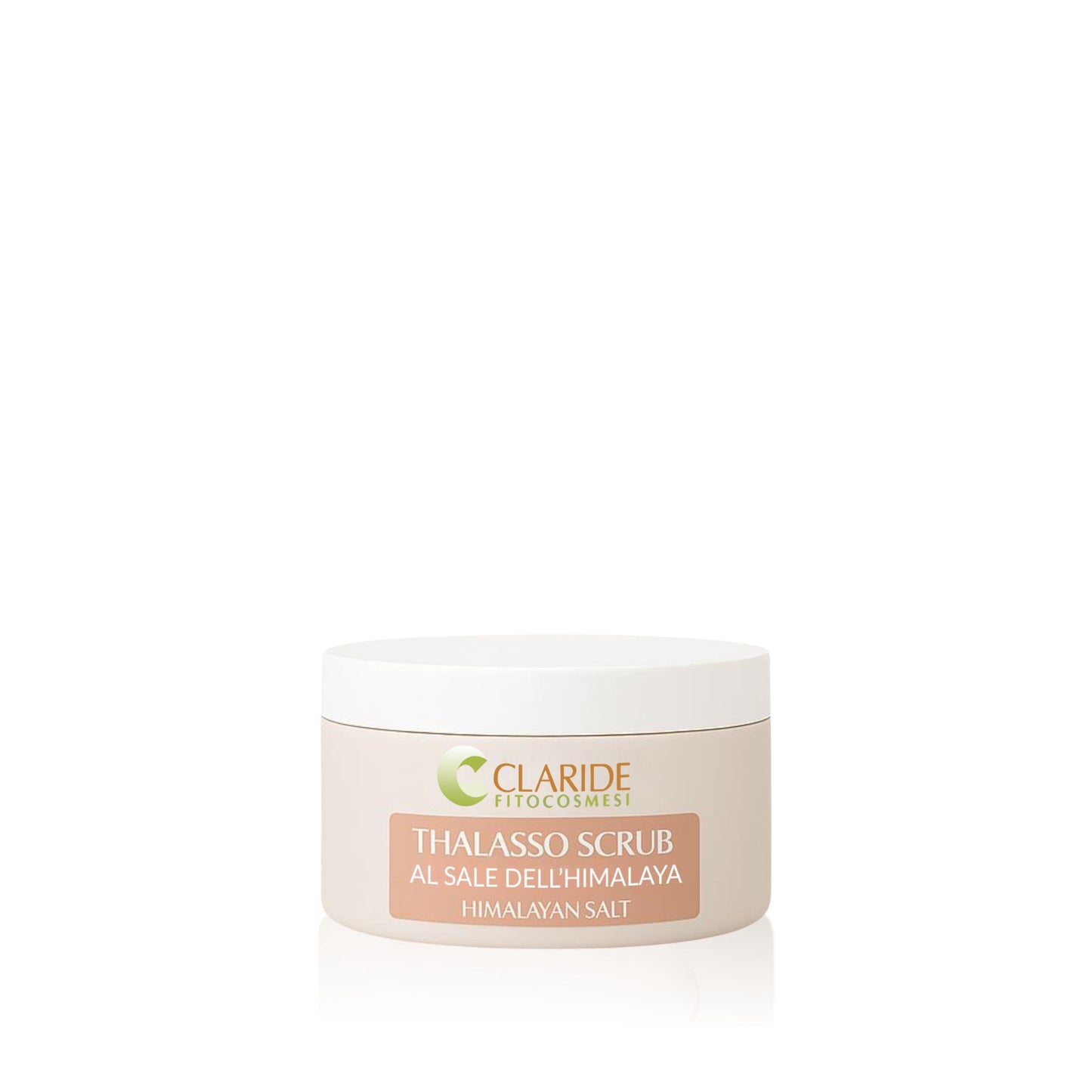 Thalasso Scrub Corpo Claride Fitocosmesi al Sale Rosa dell'Himalaya. Vaso da 250 ml di scrub rigenerante e tonificante con Olio di Avocado.
