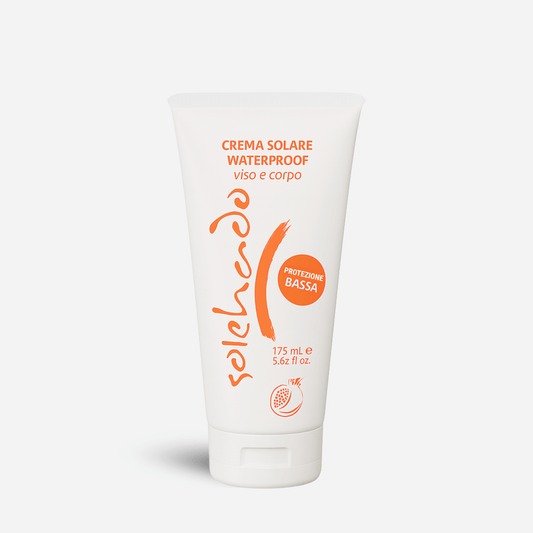 tubo bianco crema solare bassa protezione 175 mL waterproof