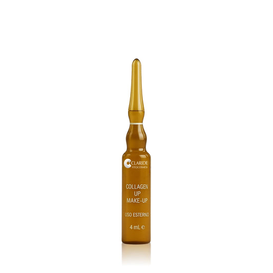 Fiala di vetro ambrato Claride Fitocosmesi Collagen Up Make-Up da 4ml per uso esterno
