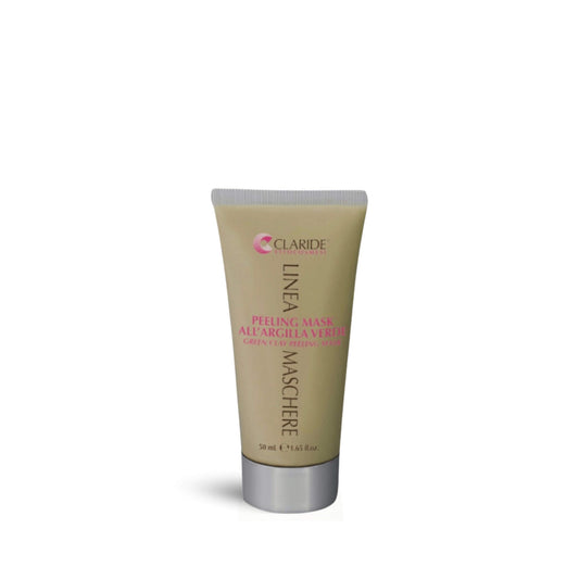 Maschera Peeling all'Argilla Verde Illuminante Levigante per tutti i tipi di pelle