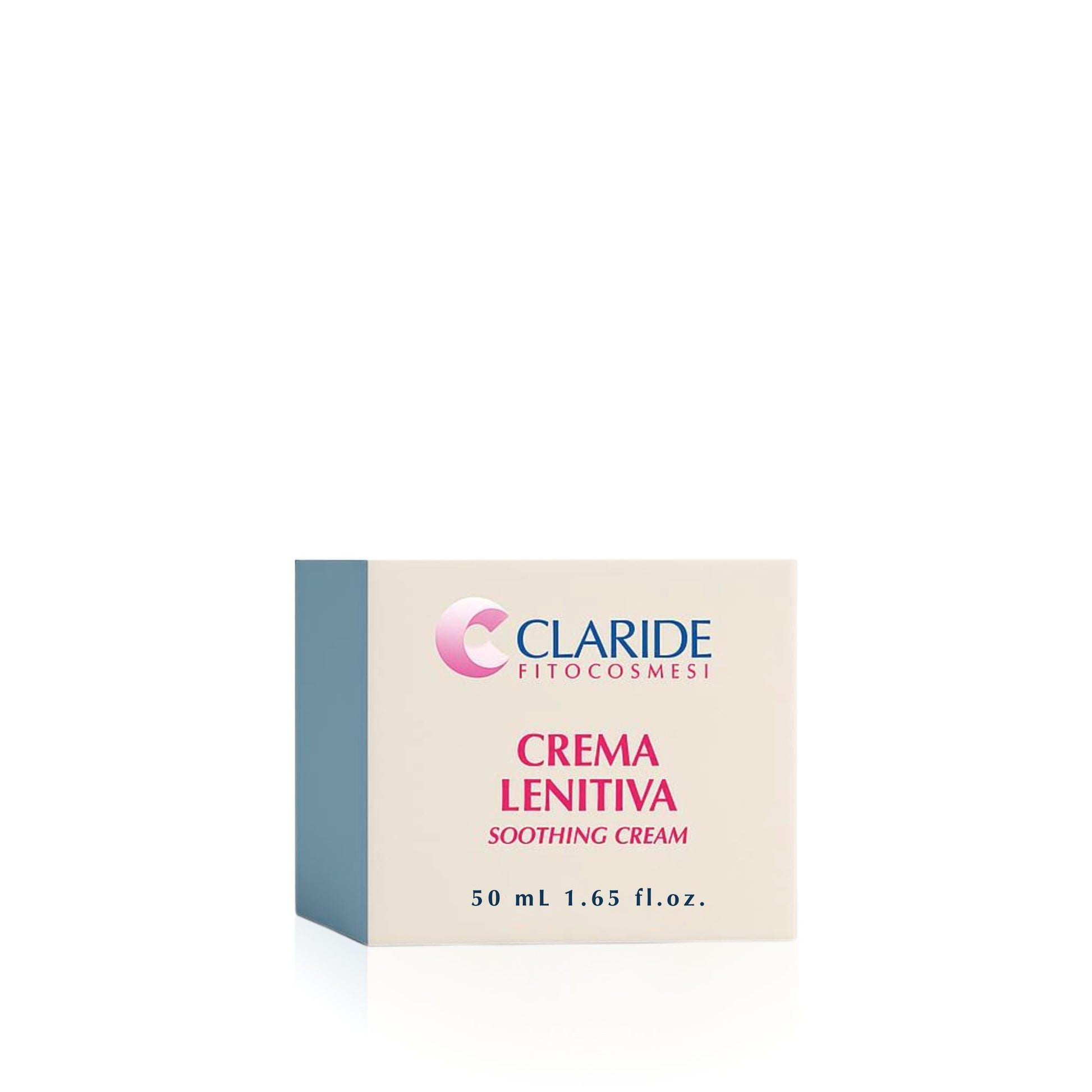 Crema viso lenitiva Claride Fitocosmesi in confezione da 50 ml