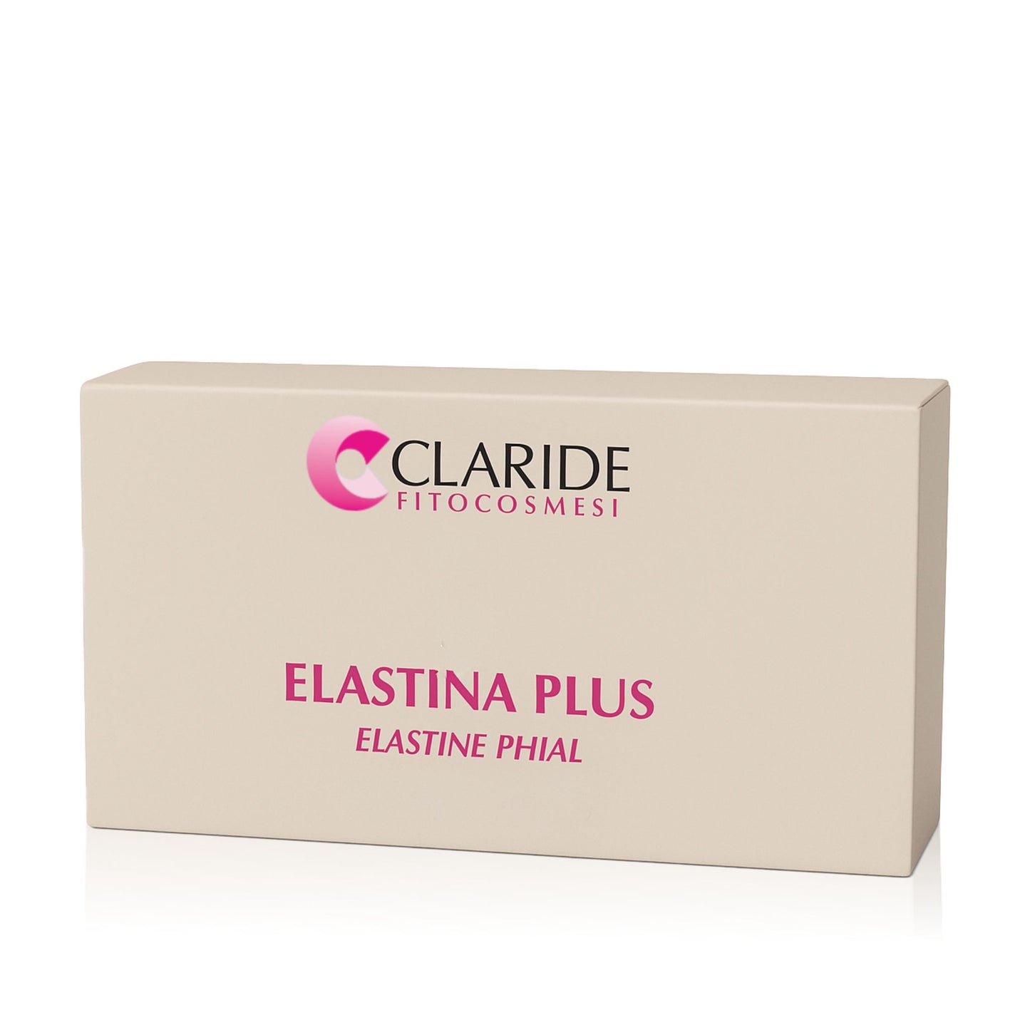 Confezione di Claride Fitocosmesi Elastina Plus Fiala Antiage Antietà Elasticizzante Viso e Décolleté con Sericina, 10 fiale da 4 mL.