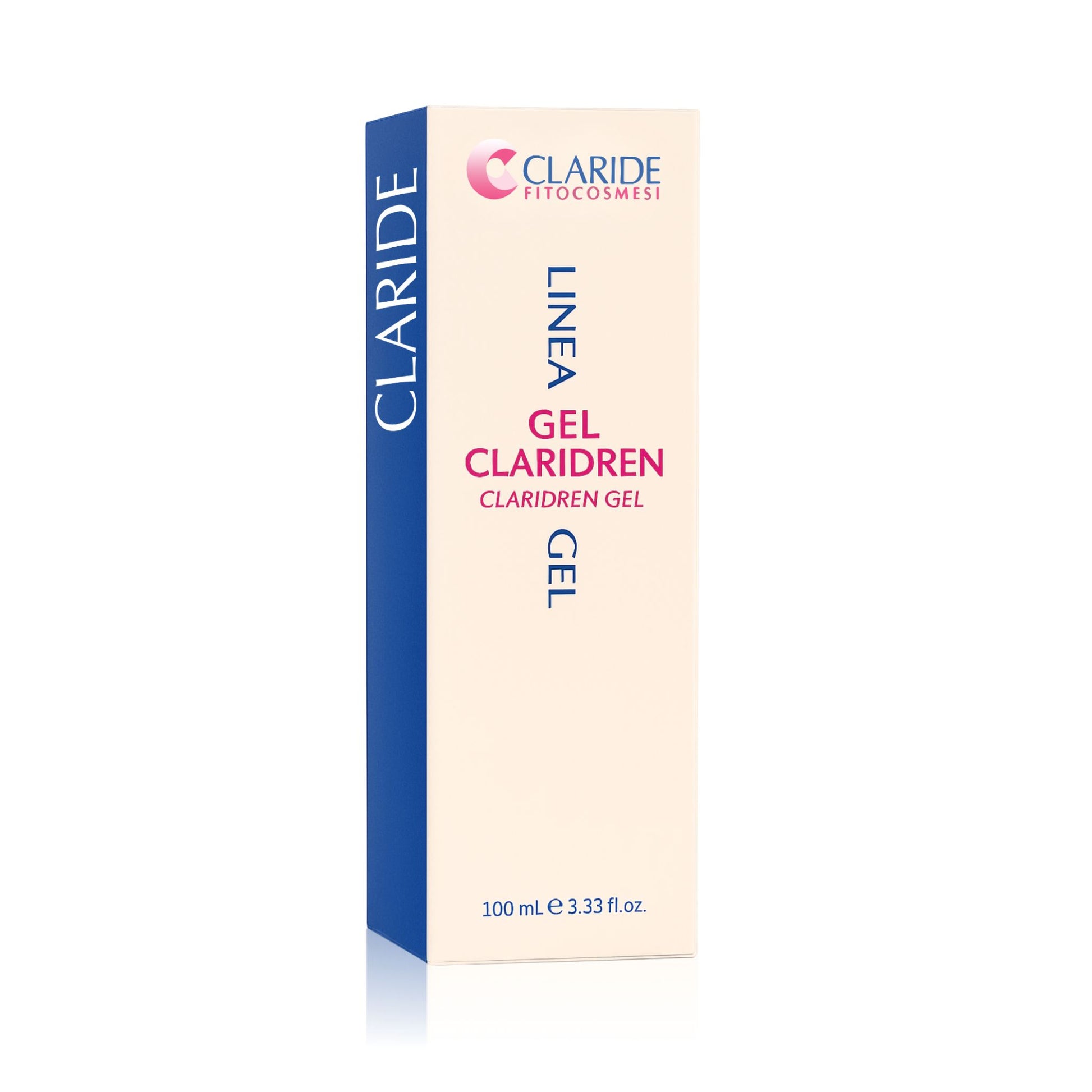 Scatola del Gel Claridren di Claride Fitocosmesi, trattamento drenante rinfrescante per gambe pesanti e gonfie da 100 mL