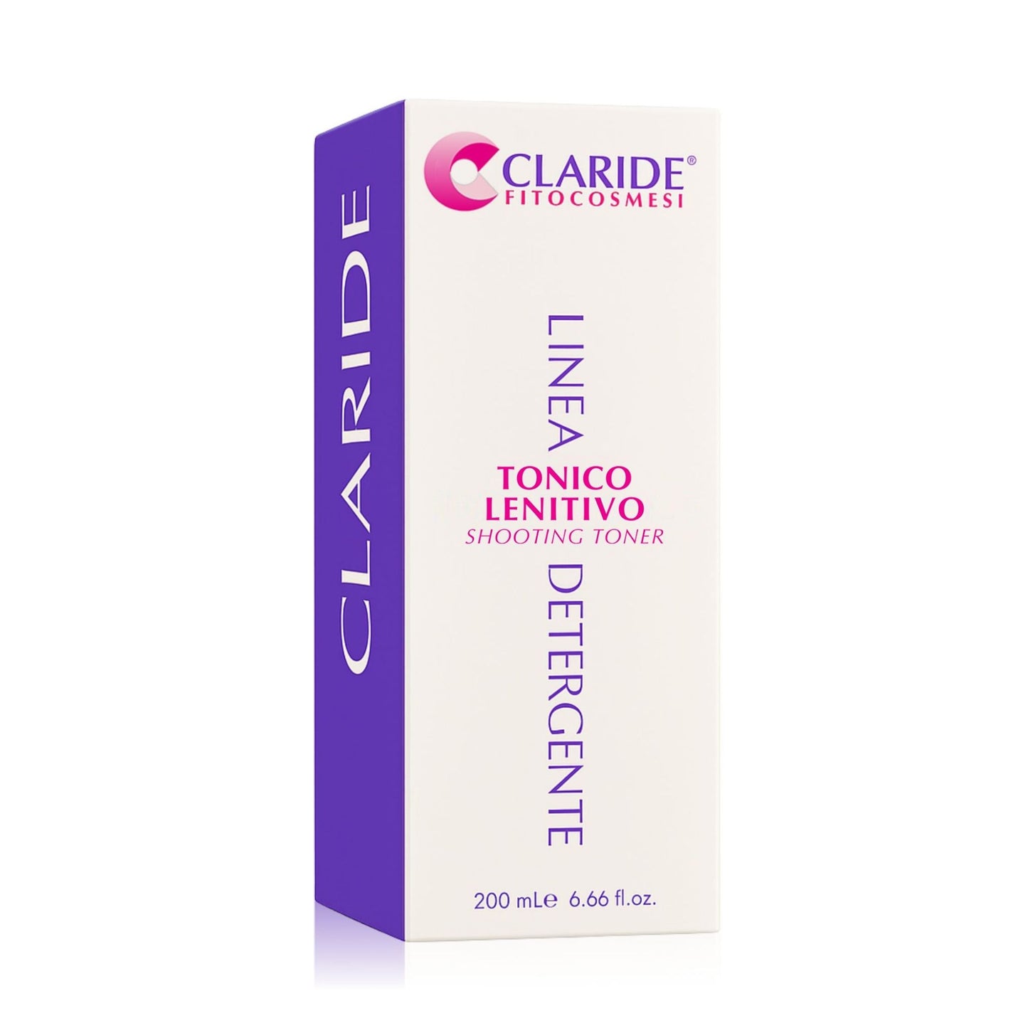 Scatola del Tonico Lenitivo di Claride Fitocosmesi, Linea Detergente da 200 ml